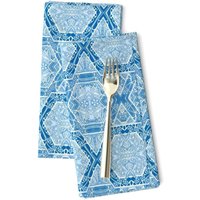 Davidstern Servietten 2Er-Set - Chanukka Blau Weiß Urlaub Dekor Stoffservietten Hidden Star Blue Too Von Edsel2084 Davidstern Servietten 2Er-Set - Chanukka Blau Weiß Urlaub Dekor Stoffservietten Hidden Star Blue Too Von Edsel2084 von SpoonflowerHome