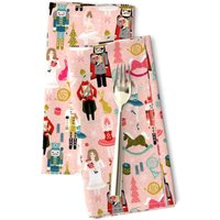 2Er-Set Servietten Weihnachten - Nussknacker Ballett Stoffservietten Von Andrea_Lauren Spoonflower von SpoonflowerHome