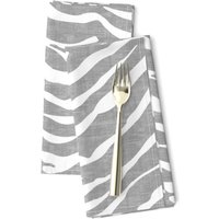 stoffservietten Tiermotiv 2Er-Set Safari Zebra Grau Weiß Modernes Wohndekor Wildes Kinderzimmer - Zebramuster Von Kimsa stoffservietten Tiermotiv 2Er-Set Safari Zebra Grau Weiß Modernes Wohndekor Wildes Kinderzimmer - Zebramuster Von Kimsa von SpoonflowerHome