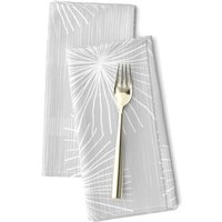 Floral 2Er Servietten Set - Mid Century Modern Minimalist Circles Löwenzahn Stoffservietten Dandelions Hellgrau Von Friztin Floral 2Er Servietten Set - Mid Century Modern Minimalist Circles Löwenzahn Stoffservietten Dandelions Hellgrau Von Friztin von SpoonflowerHome