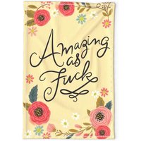 Geschirrtuch - A F Von Cynthiafrenette Reif Swear Leinen Baumwolle Canvas Spoonflower von SpoonflowerHome