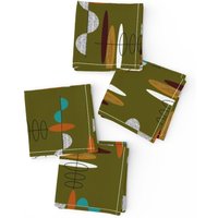 Mcm Cocktail Servietten | 4Er Set - Ovale Und Halbmonde Grün Von Hot4Tees_Bgyahoo_Com Retro Vintage 1950Er Jahre Stoffservietten Spoonflower Mcm Cocktail Servietten | 4Er Set - Ovale Und Halbmonde Grün Von Hot4Tees_Bgyahoo_Com Retro Vintage 1950Er Jahre Stoffservietten Spoonflower von SpoonflowerHome