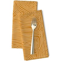 Senf Gold Servietten | 2Er-Set - Desert Abstract Light Von Boszorka Terra Cotta Southwestern Swirls Stoffservietten Spoonflower von SpoonflowerHome