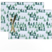 Winter Tischset | 2Er Set - Chalet Blick Von Joy&ink Rustikale Weihnachten Urlaub Kiefer Bäume Schnee Szene Flurry Stoff Tischsets Spoonflower Winter Tischset | 2Er Set - Chalet Blick Von Joy&ink Rustikale Weihnachten Urlaub Kiefer Bäume Schnee Szene Flurry Stoff Tischsets Spoonflower von SpoonflowerHome