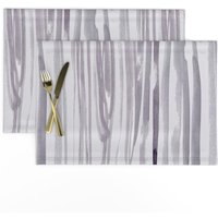 Woodgrain Tischsets | 2Er Set - Cestlaviv_Woodstains By Vivsfabloumess Woodland Watercolor Natur Wald Stoff Von Spoonflower von SpoonflowerHome