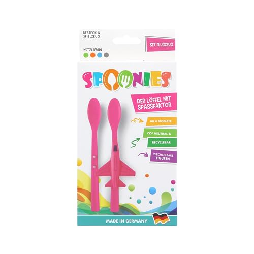 Spoonies Kinderlöffel - Jet (Pink) von Spoonies