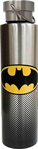 Spoontiques Batman Edelstahl-Flasche, 680 ml, Schwarz von Spoontiques