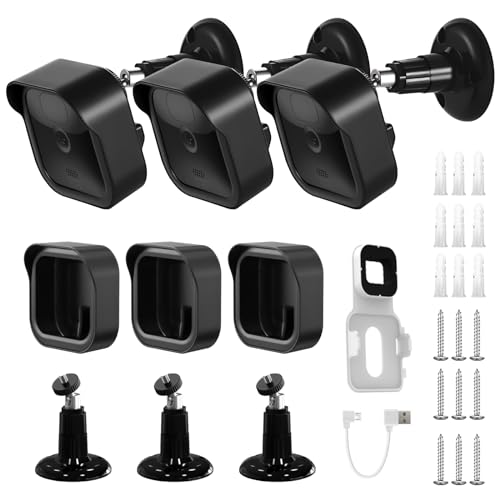 3 Stück Blink Outdoor Kamera Wandhalterung Halterung: Sporgo 360°Verstellbare Blink Kamerahalterung mit Schutzhülle Zubehör für Blink Outdoor Kamera und Blink Indoor Sicherheitskamera System (3PCS) 3 Stück Blink Outdoor Kamera Wandhalterung Halterung: Sporgo 360°Verstellbare Blink Kamerahalterung mit Schutzhülle Zubehör für Blink Outdoor Kamera und Blink Indoor Sicherheitskamera System (3PCS) von Sporgo