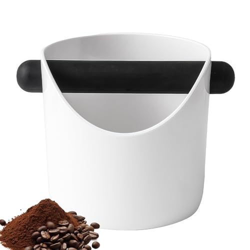 Abschlagbehälter für Siebträger: Sporgo Knock Box Abklopfbehälter, Abschlagbox für Kaffeesatz, Kaffee Klopfbox Barista Zubehör Zum Espressomaschine Kaffeesatz Sammeln & Recyceln von Sporgo