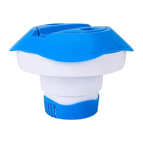 Sporgo 8 Inch Dosierschwimmer: Schwimmender Pool Chlor Dosierschwimmer Chlorspender, Einstellbar Pool Chlor Schwimmer, Chlordosierer für Außen Pool SPA Klares Sauberes Wasser Sporgo 8 Inch Dosierschwimmer: Schwimmender Pool Chlor Dosierschwimmer Chlorspender, Einstellbar Pool Chlor Schwimmer, Chlordosierer für Außen Pool SPA Klares Sauberes Wasser von Sporgo