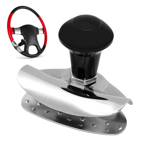 Sporgo Lenkhilfe Lenkradknauf: Universal Lenkradknauf Spinner 5 cm Aluminium Lenkradknauf Traktor Zubehör, Steuerrad Drehknopf Lenkrad für Auto Traktor KFZ LKW Boot, Schwarz Sporgo Lenkhilfe Lenkradknauf: Universal Lenkradknauf Spinner 5 cm Aluminium Lenkradknauf Traktor Zubehör, Steuerrad Drehknopf Lenkrad für Auto Traktor KFZ LKW Boot, Schwarz von Sporgo