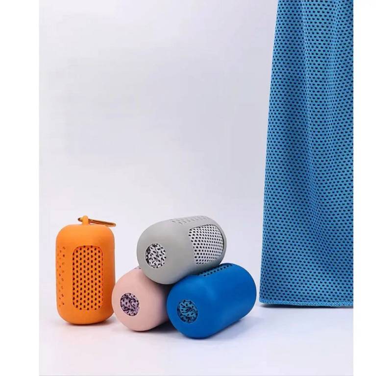 Sport-Knight® Sporthandtuch Microfaser Handtuch, mit Tragebox, saugfähig und schnelltrocknend, Mikrofaser von Sport-Knight®