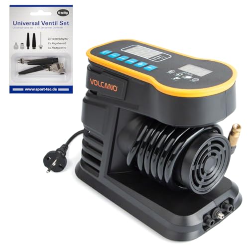 Ballkompressor PM500, 220-240 V, 2 Bar, inkl. Universal Ventil-Set, 5-tlg. von Sport-Tec