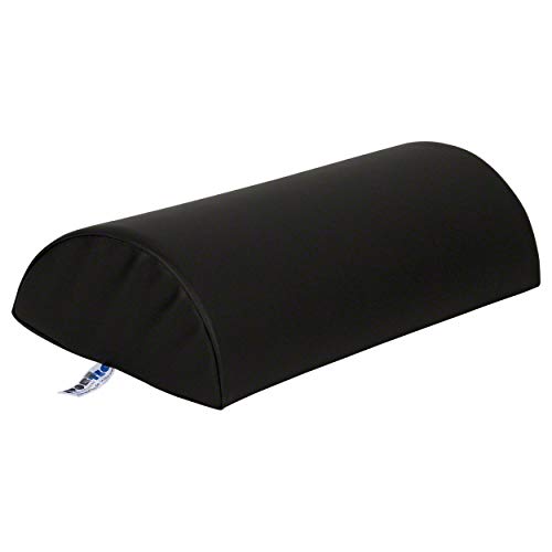 Sport-Tec Halbrolle Lagerungsrolle Lagerungskissen mit Kunstlederbezug 50x25x12,5 cm von Sport-Tec