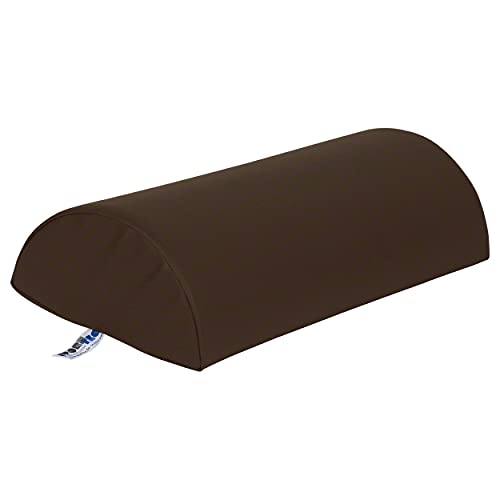 Sport-Tec Halbrolle Lagerungsrolle Lagerungskissen mit Kunstlederbezug 50x25x12,5 cm von Sport-Tec