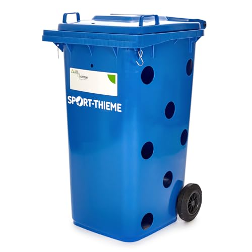Sport-Thieme Balltonne All-in | Abschließbar, Beschriftungsfeld, Durchlüftungslöcher | 240 Liter | Trockenraum, Nassraum, Schwimmbad, Sporthalle | Aufbewahrungswagen | 58x73x107 cm Sport-Thieme Balltonne All-in | Abschließbar, Beschriftungsfeld, Durchlüftungslöcher | 240 Liter | Trockenraum, Nassraum, Schwimmbad, Sporthalle | Aufbewahrungswagen | 58x73x107 cm von Sport-Thieme