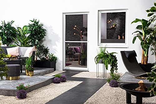 Insektenschutz Fliegengitter Fenster Alurahmen Culex PROFI QUALITÄT "Master Slim" 3 Farben 4 Größen SLIM NEU 1A Profiqualität (100x120, weiss) von Sport & Spieleversand