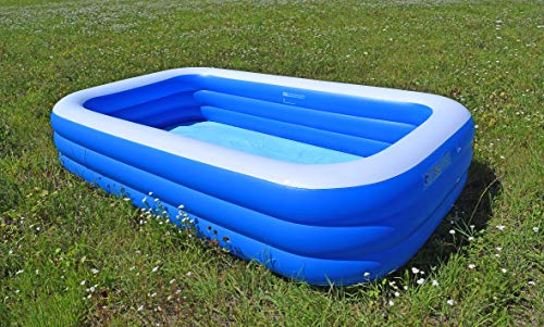 SportFit 600-28 XXL Familienpool Pool Riesenpool Kinder Aufstellpool - Planschbecken - Family Pool - 305x180x56 cm von SportFit