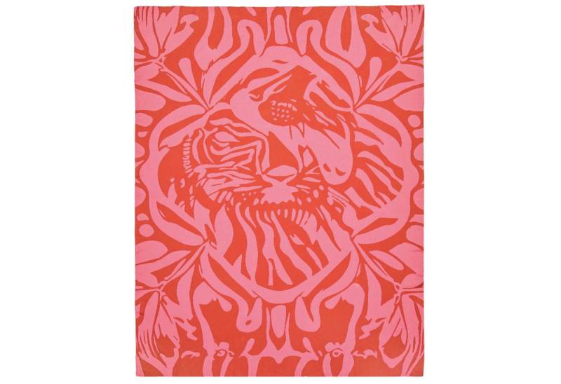 Wohndecke TIGER Wohndecke, Sportalm Kitzbühel, 130 x 170 cm in Pink von Sportalm Kitzbühel