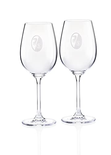 Weinglas 2er Set SC Freiburg Glas von Sportclub Freiburg