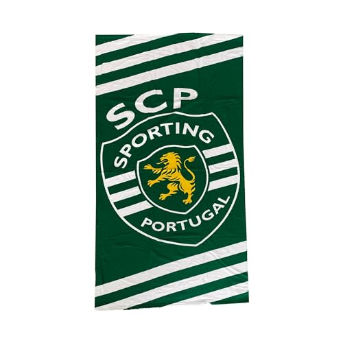 Sporting Portugal | grünes Handtuch, Wappen, 180 x 90 cm von Sporting Portugal