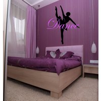 Tanzen Sie Benutzerdefinierte Wandaufkleber - Wählen Farben, Mädchen Raumdekor, Ballettdekor, Ballerina-Aufkleber, Ballettaufkleber Tanzen Sie Benutzerdefinierte Wandaufkleber - Wählen Farben, Mädchen Raumdekor, Ballettdekor, Ballerina-Aufkleber, Ballettaufkleber von SportsVinyl