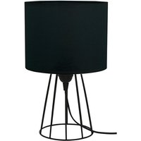 SPOT Light Tischleuchte 7554104 schwarz Textil Metall H/D: ca. 32x20 cm E27 1 Brennstellen von Spot Light