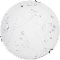 SPOT Light Deckenleuchte 4375112 weiß Chrom Glas Metall H/D: ca. 11x50 cm von Spot Light