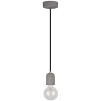 SPOT Light Pendelleuchte 9779136 grau Beton L/D: ca. 90x10 cm E27 1 Brennstellen von Spot Light
