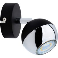SPOT Light Spot 2502104 schwarz Chrom Metall B/H/T: ca. 8x14x8 cm GU10 1 Brennstellen von Spot Light