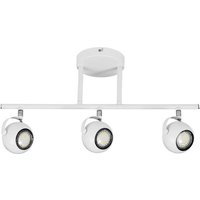 SPOT Light Spotbalken 5019302 weiß Metall B/H/T: ca. 50x29x12 cm GU10 3 Brennstellen von Spot Light