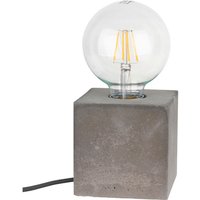 SPOT Light Tischleuchte 6170936 grau Beton B/H/T: ca. 10x10x10 cm E27 1 Brennstellen von Spot Light