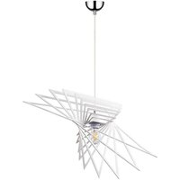 SPOT Light Pendelleuchte 1872102 weiß Metall B/H: ca. 65x120 cm E27 1 Brennstellen von Spot Light