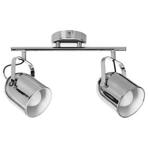 home24 Deckenleuchte Inga 2-flammig 35 x 23 x 13cm Silber Chrom E27 von home24
