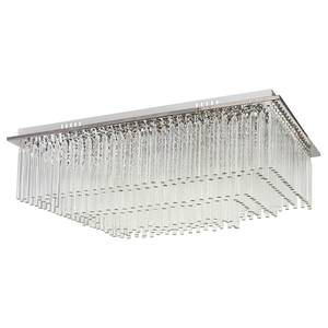 home24 LED-Deckenleuchte Euphoria III 80 x 30 x 55cm Silber Glasart: Kristallglas Material: Glas, Metall Metallart: Stahl Oberfläche Metall: Verchromt von home24
