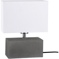 SPOT Light Deckenleuchte SP-7381936 Strong Double Chrom grau weiß Beton Metall Textil B/H: ca. 22x28 cm E27 1 Brennstellen von Spot Light