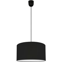 SPOT Light Pendelleuchte Dove schwarz Textil Kunststoff L/D: ca. 120x30 cm E27 2 Brennstellen von Spot Light