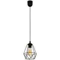 SPOT Light Pendelleuchte Emerald schwarz Metall L/D: ca. 110x17 cm E27 1 Brennstellen SPOT Light Pendelleuchte Emerald schwarz Metall L/D: ca. 110x17 cm E27 1 Brennstellen von Spot Light