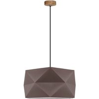 SPOT Light Pendelleuchte Finja 1843174 braun natur Textil Eiche H/D: ca. 120x46,5 cm E27 1 Brennstellen SPOT Light Pendelleuchte Finja 1843174 braun natur Textil Eiche H/D: ca. 120x46,5 cm E27 1 Brennstellen von Spot Light