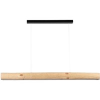 SPOT Light Pendelleuchte SP-69660104  Lucas natur schwarz transparent Acryl Holz Metall H/L/D: ca. 112x15x10 cm 1.0 Brennstellen von Spot Light