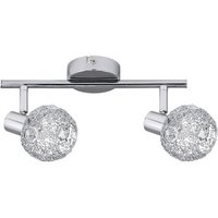 SPOT Light Spotbalken 2295228 Chrom Metall B/H/T: ca. 29x13x10 cm G9 2 Brennstellen von Spot Light