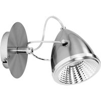 SPOT Light Wandleuchte Oliver 5109127 nickel matt Chrom Metall B/H/T: ca. 14x22,5x13 cm GU10 von Spot Light