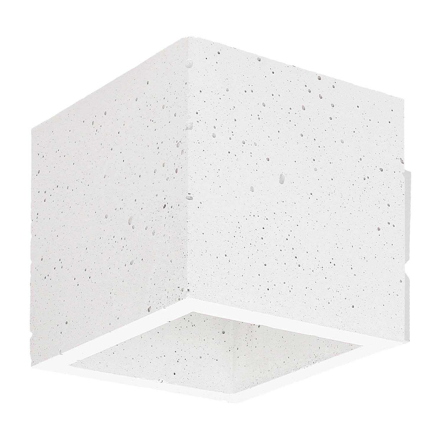Spot Light LED-Wandleuchte Block I Glühlampe Modern Weiß Keramik 1-flammig G9 13x13x13 cm (BxHxT) von Spot Light