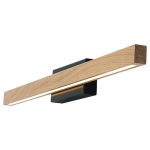 home24 Wandleuchte Aqua Viva Typ C 13cm Braun Eisen, pulverbeschichtet Eiche Massiv, geölt LED LED-Platine von home24