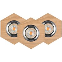 Einbauspot 3-er Set Holz Metall  mit LED von Spot-light Sp. Z o. o.