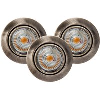 Einbauspot 3-er Set Metall flexibel mit LED 320lm von Spot-light Sp. Z o. o.