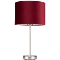 Große Nachttischlampe Metall Stoff E27 gemütlich von Spot-light Sp. Z o. o.