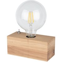 Retro Tischlampe Holz USB Ladefunktion 8cm klein von Spot-light Sp. Z o. o.