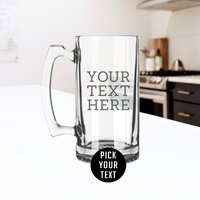 Personalisierte Geätzte 25Oz Bierkrug-Geburtstagsgeschenk-Geschenke Für Ihn-Geschenke Her-Trauzeugen Geschenk-Hochzeitsgeschenke | Jugend von SpottedDogCompany