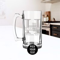 Personalisierte Geätzte 25Oz Bierkrug-Geburtstagsgeschenk-Geschenke Für Ihn-Trauzeugen Geschenk-Hochzeitsgeschenke | Halpert von SpottedDogCompany